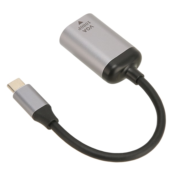 USB C - VGA -sovitin alumiiniseoksesta 1920x1200 60 Hz vakaa lähetystyyppi C - VGA -sovitin kannettavalle pöytäkoneelle