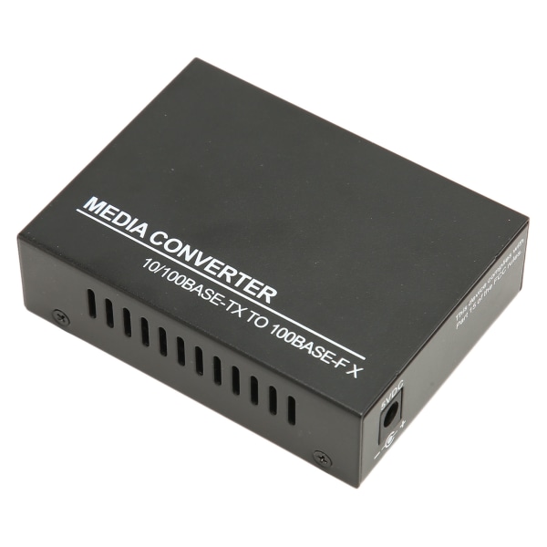 SFP Ethernet Switch 10M 100M Auto Negotiate Fuld Halv Duplex LED Indikator Fiber Media Converter til Ethernet 100?240V EU-stik