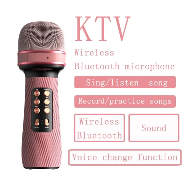 Trådlös mikrofoni Inbyggd högtalare Bluetooth mikrofoni