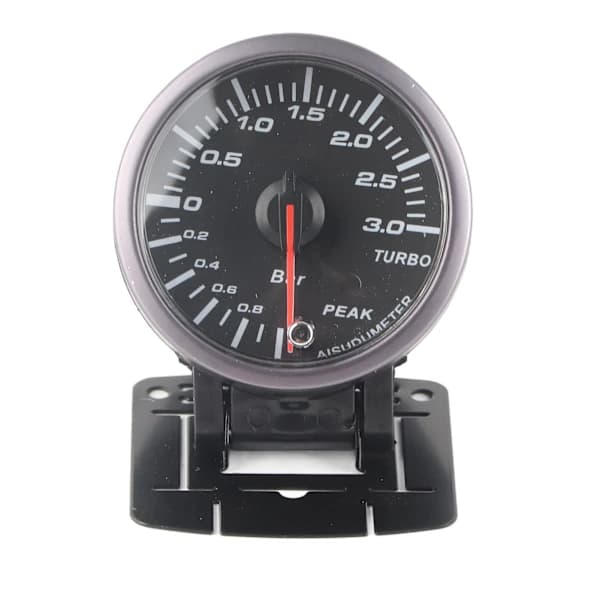 2,5 tommer 60 mm 3,0 bar LED Bilmodifikation Turbo Boost Måler Pointer DC12V