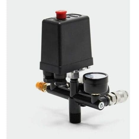 Trykregulator med pressostat til kompressor Pressostat 2 displays.pa