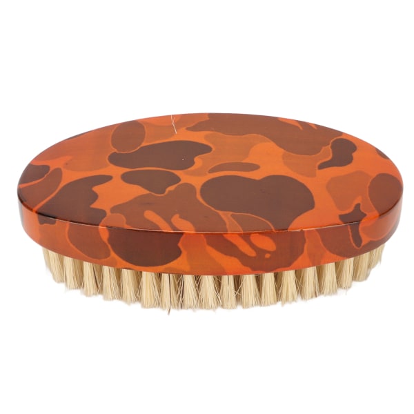 Skjeggbørste Trehåndtak Fjerning av smuss Bærbar oval Multipurpose Mykne hårpleiebørste