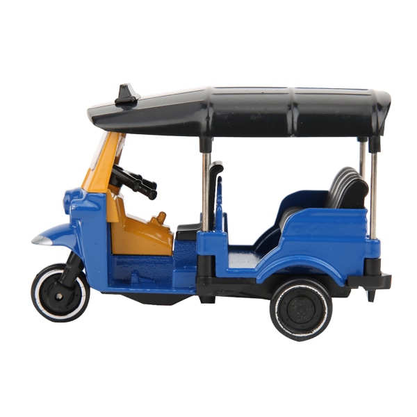 Metalliseos kolmipyöräinen automalli, erittäin simuloitu lasten ajoneuvojen lelu liukuvalla toiminnolla, sininen