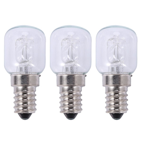 3x E14 Högtemperaturlampa 500 grader 25W Halogen Ugnslampa E14 250V 25W Kvartsglödlampa
