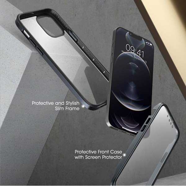 Supcase iPhone 13 Pro Deksel Unicorn Beetle Edge Pro Svart