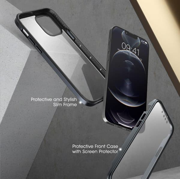 Supcase iPhone 13 Pro Kuori Unicorn Beetle Edge Pro Musta