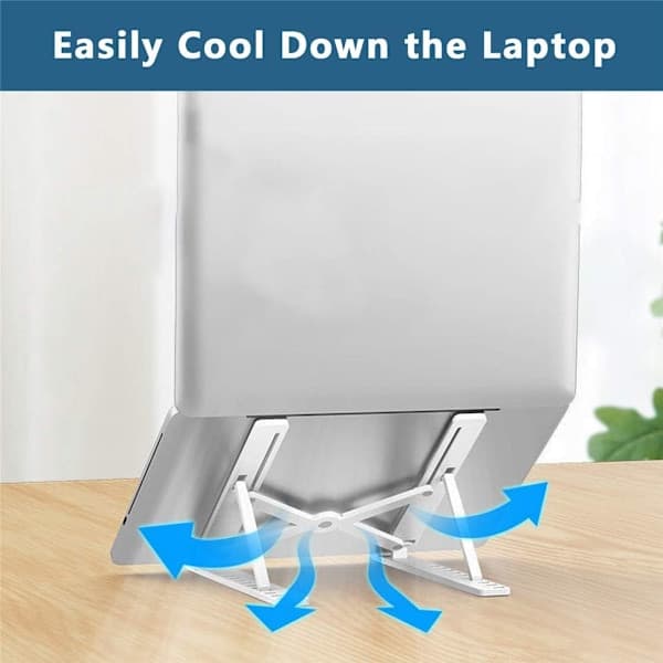 Laptopställ, hopfällbart laptopställ för alla laptopmärken