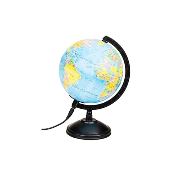 Globuslampe / Globus LED-lampe - 15 cm Blå