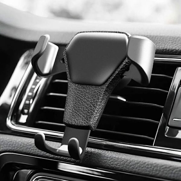 Universal mobilholder til bil - sort