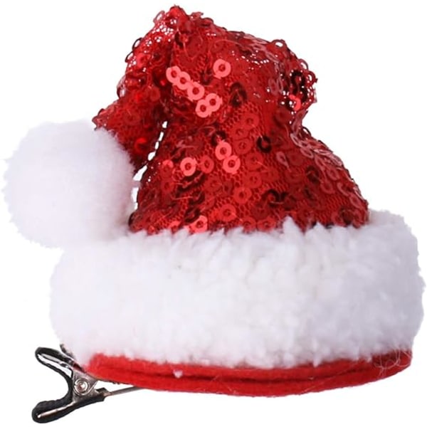 Julhatt Tomtehatt Hårklämma for julhattprydnader (Single Clip Christmas Hat)