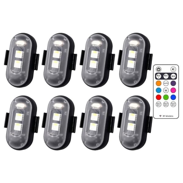 Färger LED Strobelys Flylys 2 STK 2ST- 2Pcs_paris