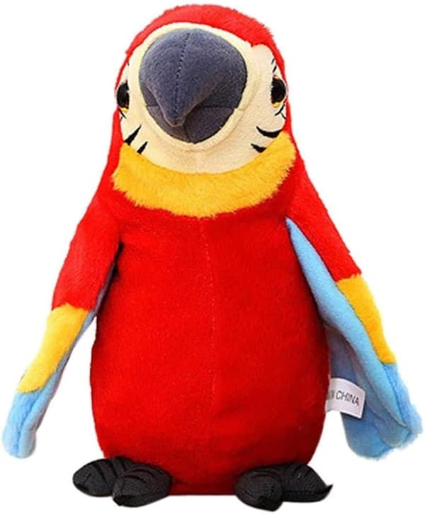Talking Parrot Repeats What You Say - Plush Toy