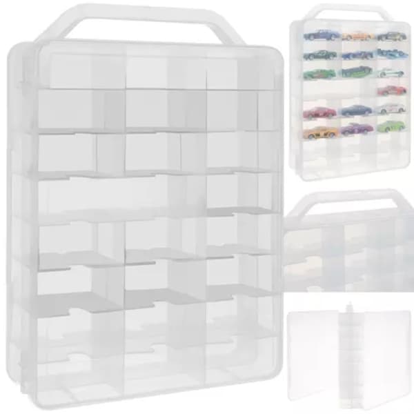 Display Case for Modellbiler - Oppbevaring - 46 rom Transparent