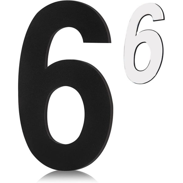 5" flytende husnummer Moderne husnummer 6 OR 9 6 ELLER 9 6 eller 9 6 or 9