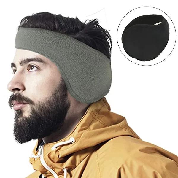 Justerbare og foldbare ørevarmer bag hovedet