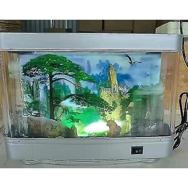 Paris_Kunstig Tropisk Fisk Delfin Akvarium Dekorativ Lampe Virtuelt Hav I Bevægelse Belysning Bevægelig LED Tank Dekoration Landskab