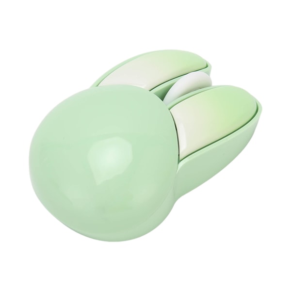 Cute Rabbit Wireless Mouse 2,4G Justerbar DPI-känslighet 33ft Effektivt räckvidd Batteridriven Tyst mus Spelmöss Grön