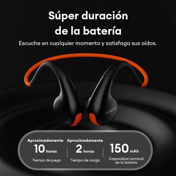 X7 Bluetooth Hovedtelefoner med Knogleledning, Sort