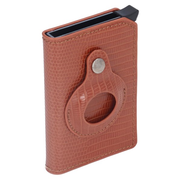 Korthållare Plånbok Aluminiumlegering PU Multifunktionell Money Clip Smart plånbok för att resa ShoppingAprikos