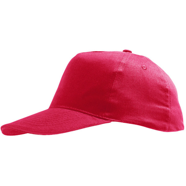 SOLS Kids Unisex Sunny Baseball Cap ONE Röd Red ONE