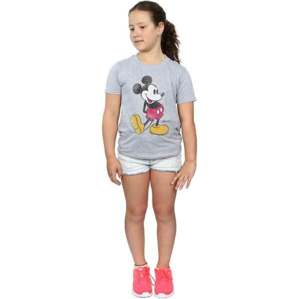 Disney Girls Classic Kick Mickey Mouse T-shirt 5-6 år Sport Sport Grå 5-6 år