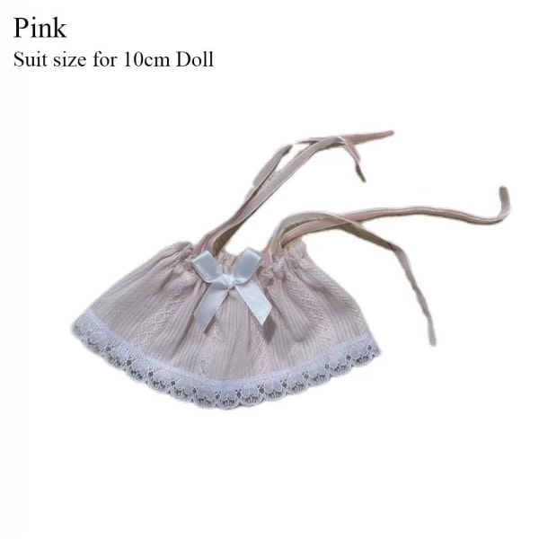 Dukkeklær Plysj dukkeklær ROSA 10CM 10CM rosa 10cm-10cm pink 10cm-10cm