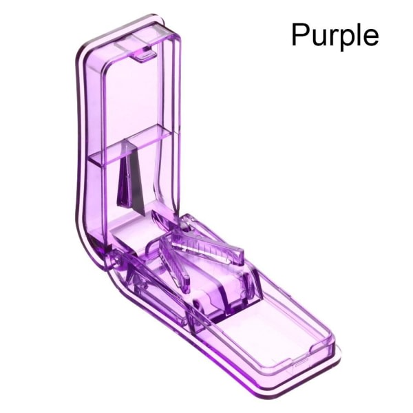 Mini Pill Splitter Multiple Pill Cutter LILA lilla purple