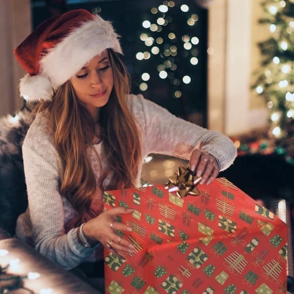 Kraft gavepapir 50 x 70 cm 6 ark Bursdagsgave