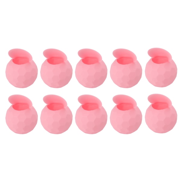 10 st Återanvändbara vattenballonger Silikonvattenballonger Självtätande snabbfyllning sommarpool strandfestlekleksak rosa