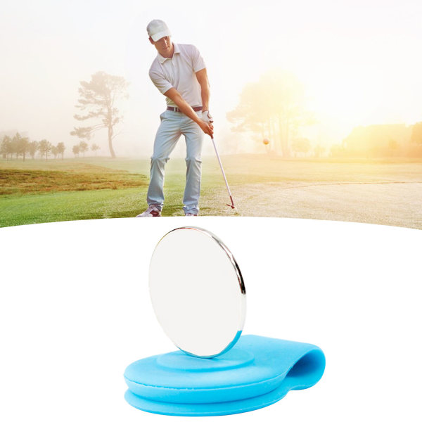 Magneettinen golfhattupidike Cap silikoni vakaa kiinnitys Golfharjoitteluaputarvikkeet ulkourheiluun taivaansininen