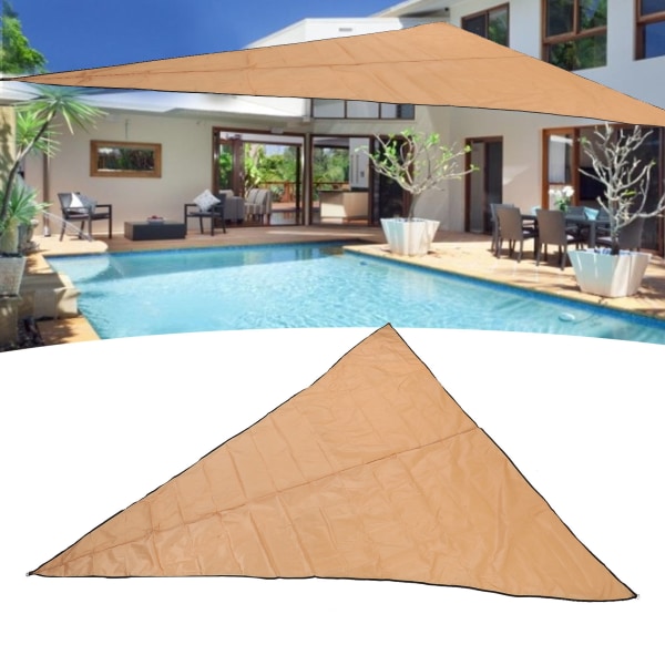Kolmio aurinkovarjo katos UV Block aurinkovarjopurje ulkoterassille puutarha sisäpihan uima-altaalle