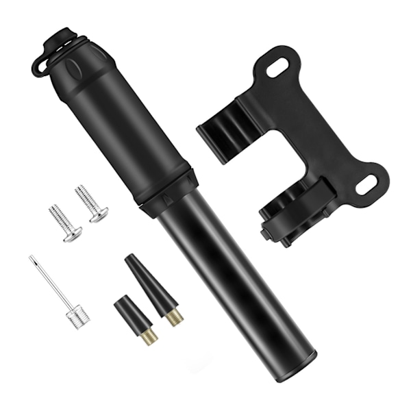 1 Piece Mini Bike Pump [140PSI], Black For MGM and Schrader, lig