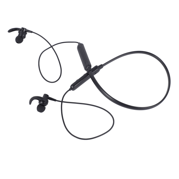 Bluetooth niskanauhakuulokkeet Mukavat langattomat HiFi-stereo-urheilukuulokkeet juoksemiseen mustana