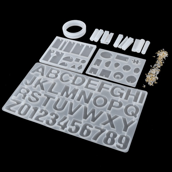 Silikonstøpeform smykker armbåndanheng DIY-verktøytilbehør epoksyharpiksform