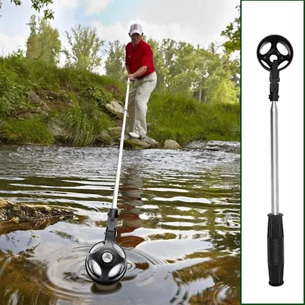 Rustfrit Stål Vand Teleskopisk Golfboldopsamler
