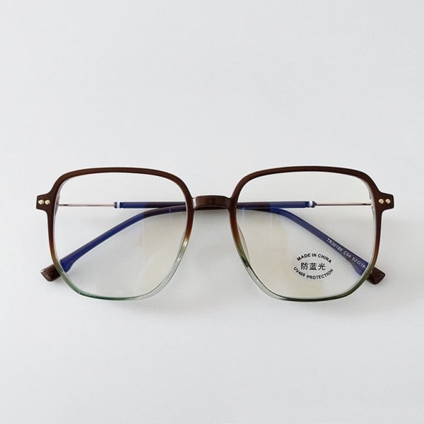 Anti-Blue Light Glasses Overdimensjonerte briller GRØNN Grønn Green