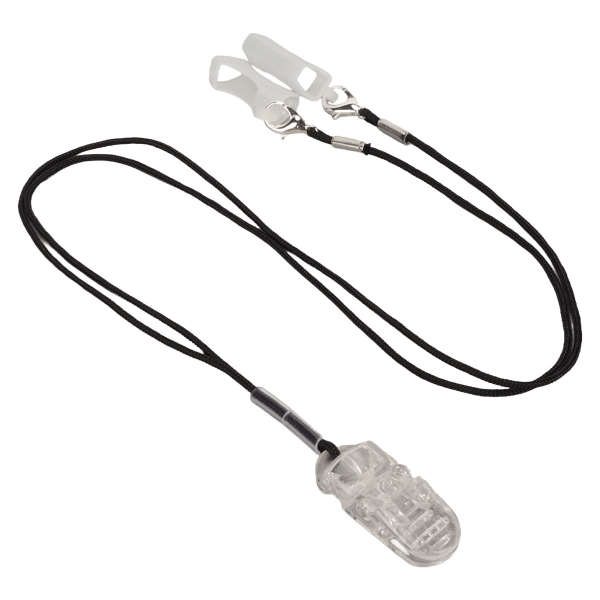 BTE Sound Aid Clip Protector A312 Black Rope Fixation Transparent ljudförstärkare Lanyard Clip S Binaural