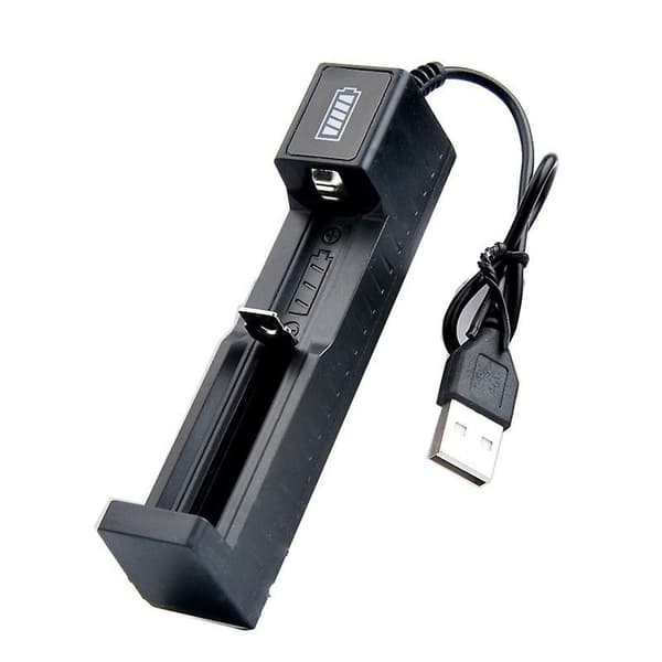 18650 Batterilader Universal 3.7V Genopladelig Li-ion Batteri Til
