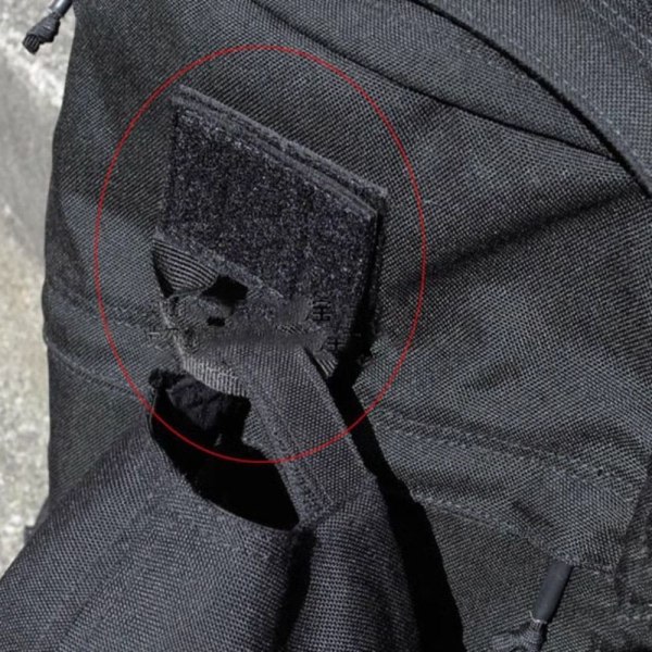 Tactical Patch Vest Reppu Patch BLACK Black Black