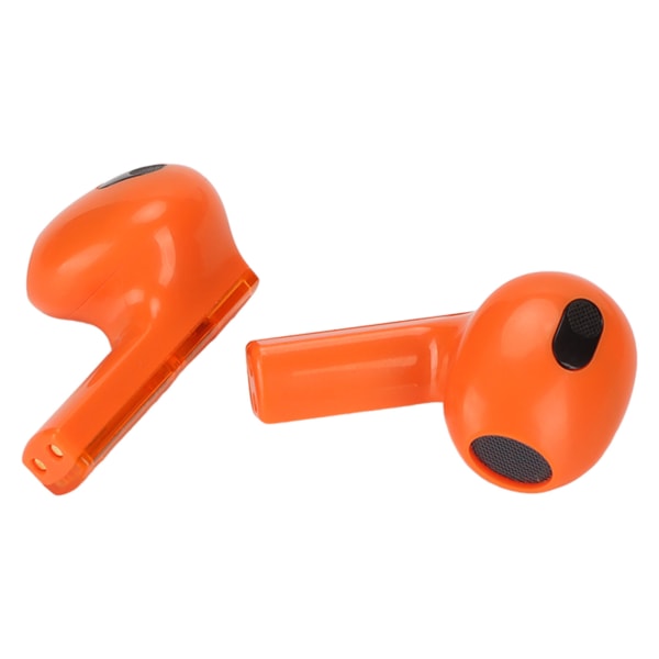Trådløse Bluetooth-ørepropper Gjennomskinnelig kroppsdesign Lav latens 2-veis overføring Spill Sports-ørepropper for utendørs oransje