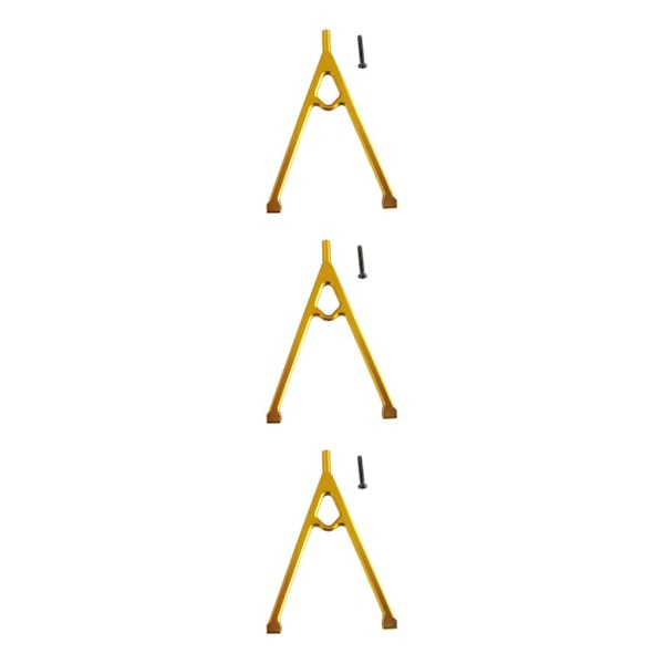 1/2/3/5 Framre Trigonstödstång för AXIAL SCX10 Framre Trigon Gul yellow 3Set