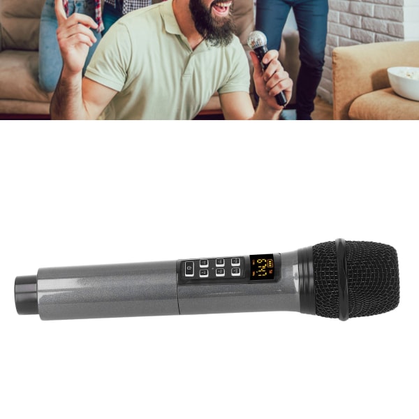 Karaoke håndholdt mikrofon Frekvensmodulasjon Etterklang Bluetooth-mikrofon for møtefest