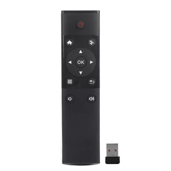 Trådløs præsentationsfjernbetjening, 2.4G USB Plug and Play Pointer Musekontrol til undervisningsmøder Kontor, Sort