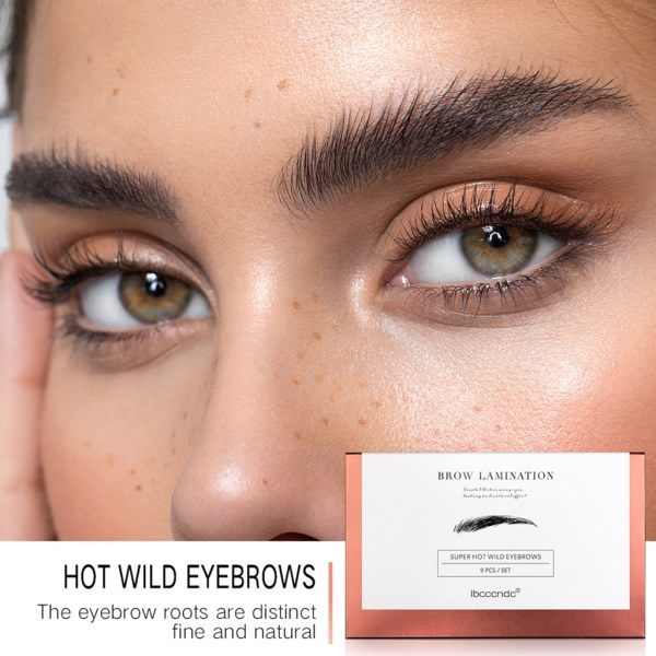 Brow Lamination Kit Profesjonell øyebrynslamineringssett Omedelbar DIY Eye Brow Lift Kit for fylligare, tykke, vakre øyebryn