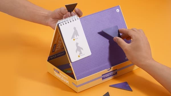 Magnetisk Tangram från mieredu - Duell Set