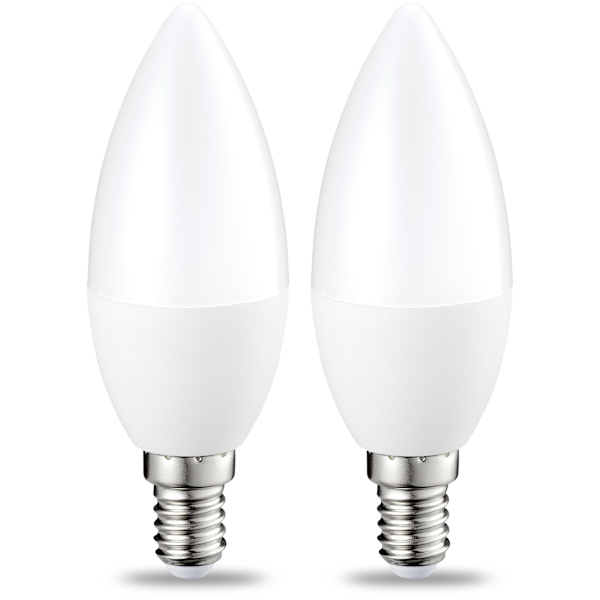 2 kpl LED Små Edisonglödlampor E14 Kierrekanta 5W (40W Vastaava) Lämmin valkoinen