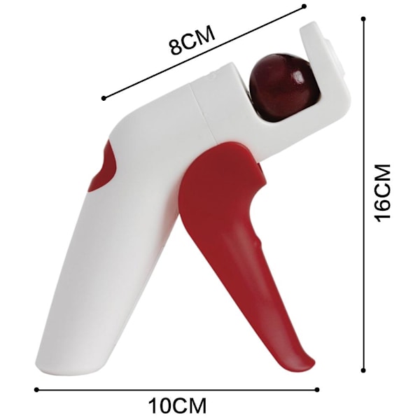 Kreativ Plast Kirsebær Steinfjerner Rask Frøfjerner Håndholdt Frukt Kjernefjerner Kjøkkenverktøy Matches the image as picture shows