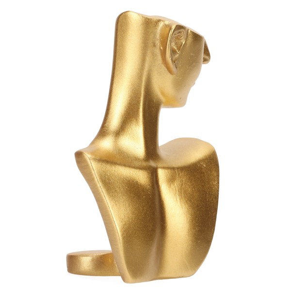 Muotokuva malli korujen näyttöteline Monikäyttöinen pieni hartsi koru kaulakoru jalusta koruliikkeelle Gold