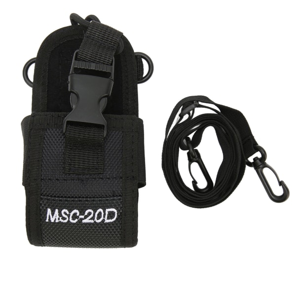 Walkie Talkie Holder Letvægts bærbar universal radiotaske i nylon taske til 2-vejs radio MSC 20D