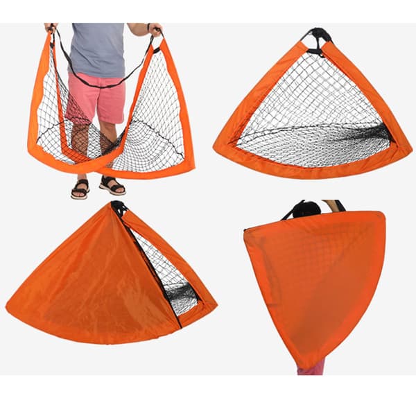 120 x 90 cm Bærbart Fodboldmål Pop Up Net til Baghaven_Paris 1 pc